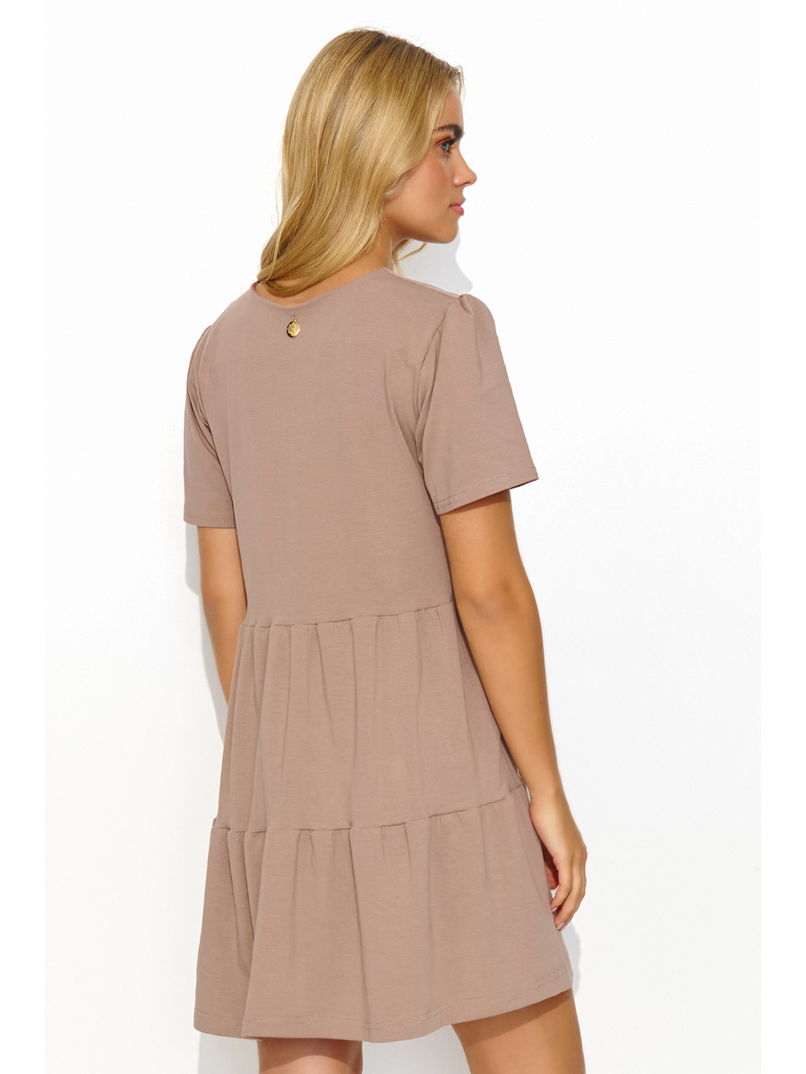 Robe de jour model 192948 Makadamia