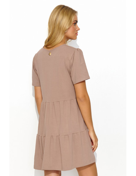 Robe de jour model 192948 Makadamia