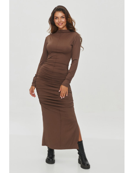 Robe de jour model 202963 Makadamia