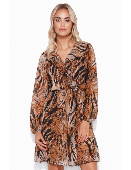Robe de jour model 170087 Makadamia
