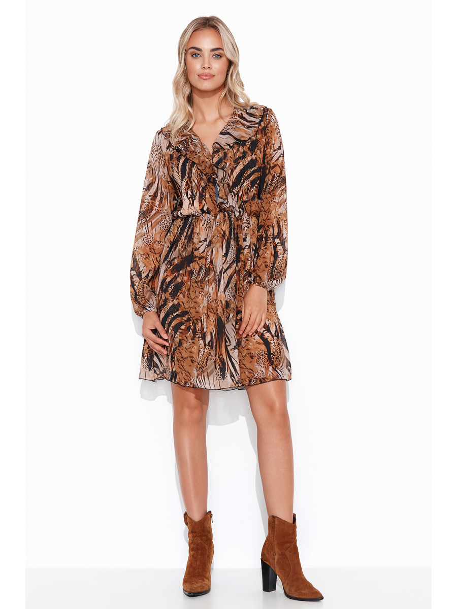 Robe de jour model 170087 Makadamia