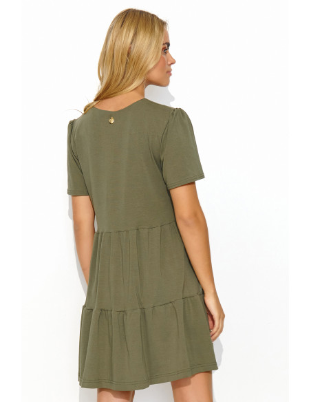 Robe de jour model 192949 Makadamia