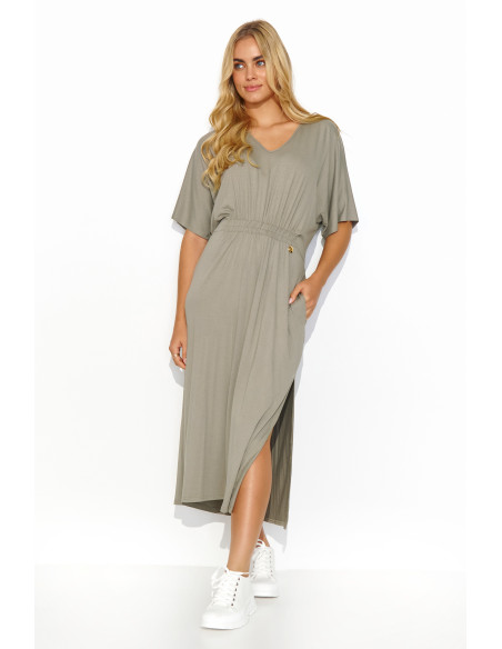 Robe de jour model 193220 Makadamia