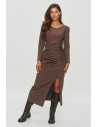 Robe de jour model 200034 Makadamia