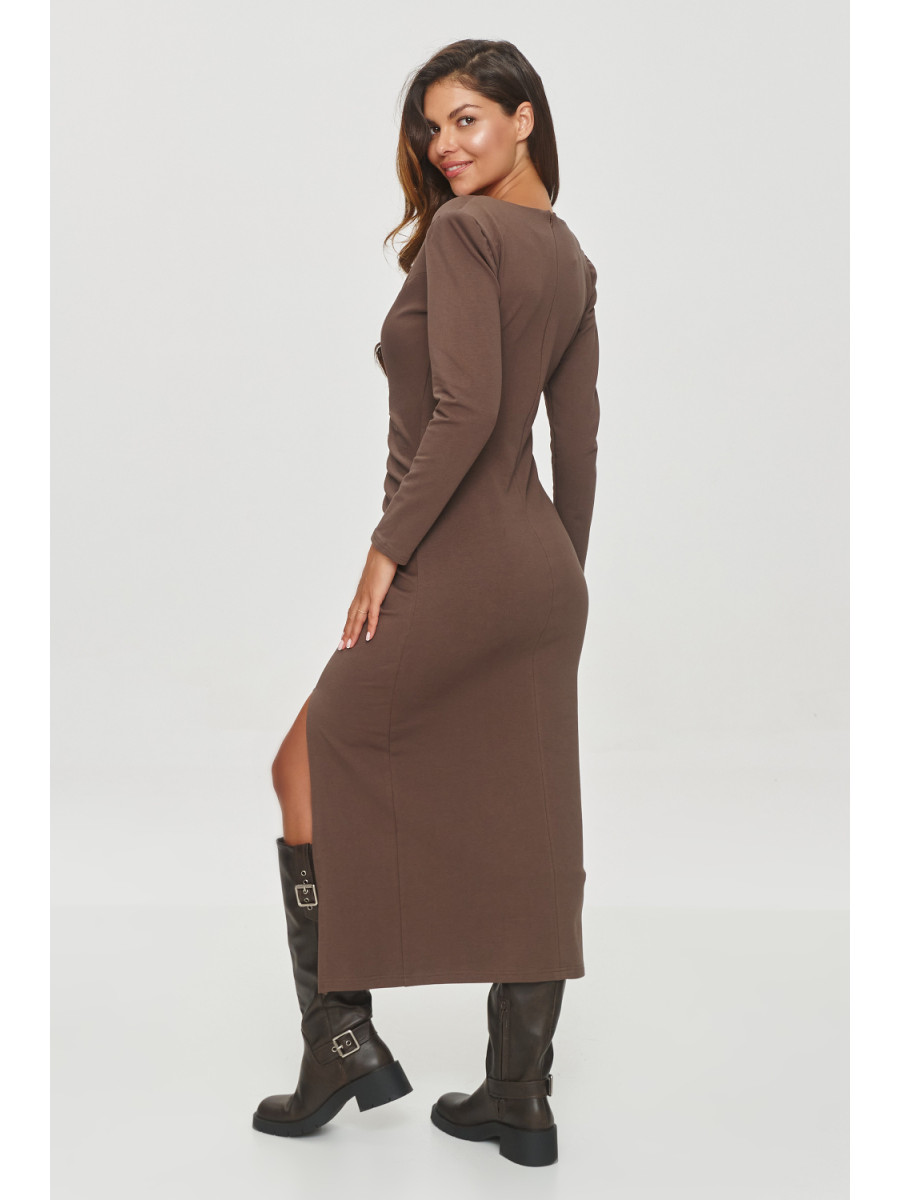 Robe de jour model 200034 Makadamia