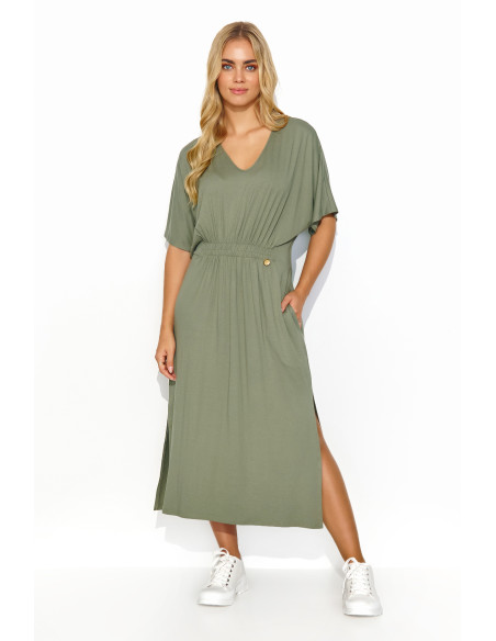 Robe de jour model 193221 Makadamia