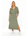 Robe de jour model 193221 Makadamia