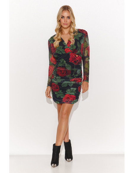 Robe de jour model 184808 Makadamia