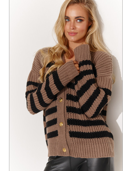 Cardigan model 185291 Makadamia