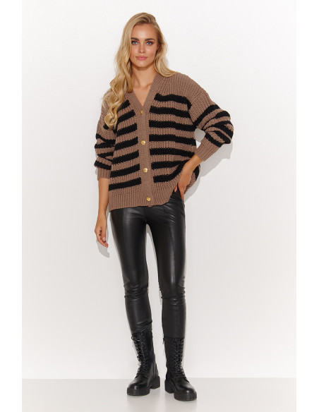 Cardigan model 185291 Makadamia