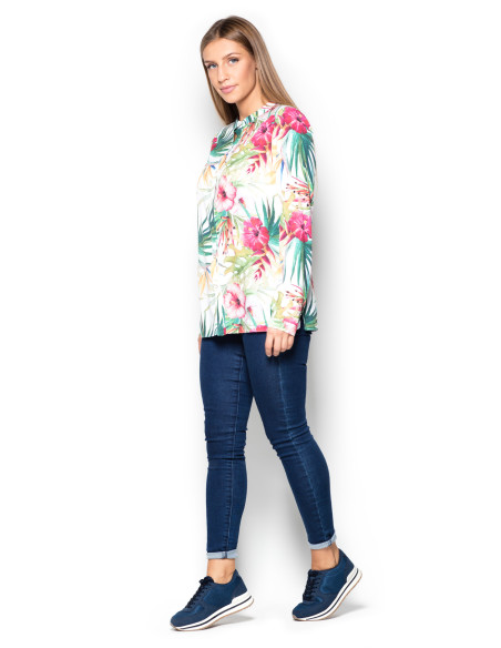 Chemise manche longue model 63916 Katrus
