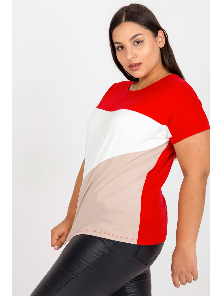 Plus size T-shirt model 166733 Relevance