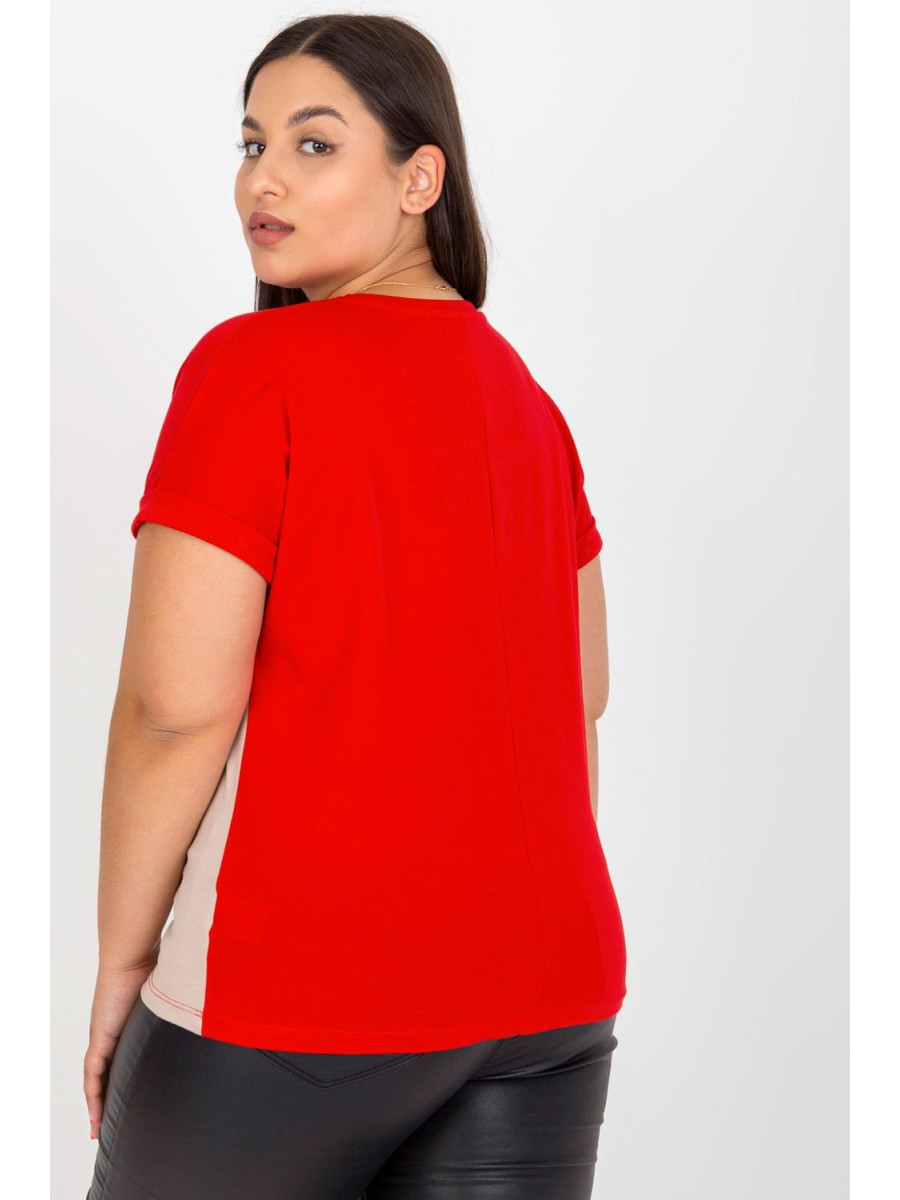 Plus size T-shirt model 166733 Relevance
