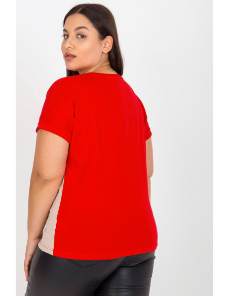 Plus size T-shirt model 166733 Relevance