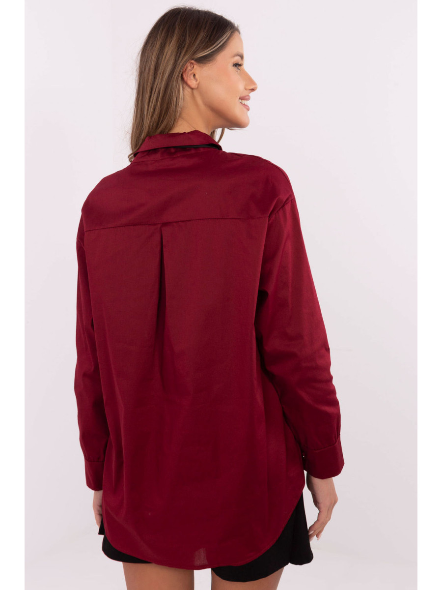 Chemise manche longue model 204399 Italy Moda