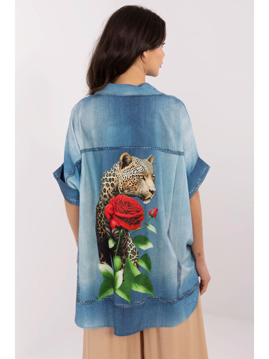 Chemise manche longue model 210971 Italy Moda