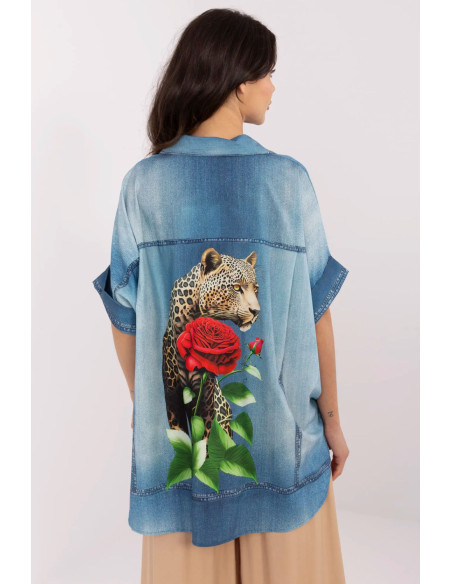 Chemise manche longue model 210971 Italy Moda