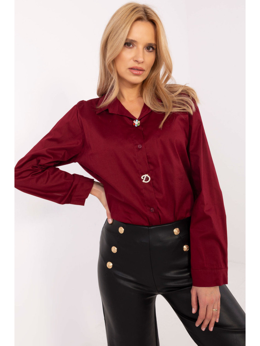 Chemise manche longue model 204380 Italy Moda