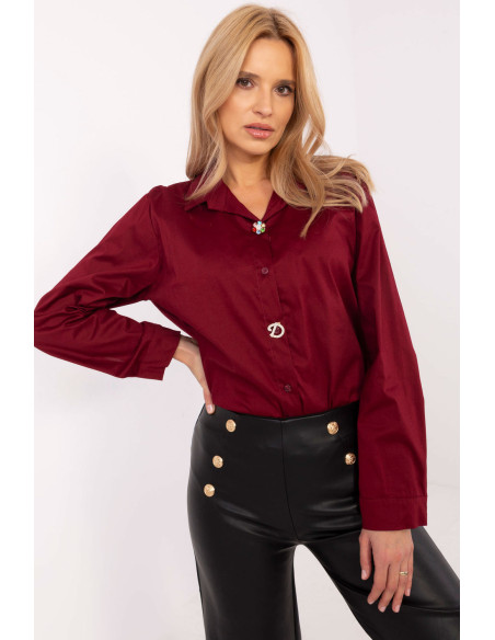 Chemise manche longue model 204380 Italy Moda