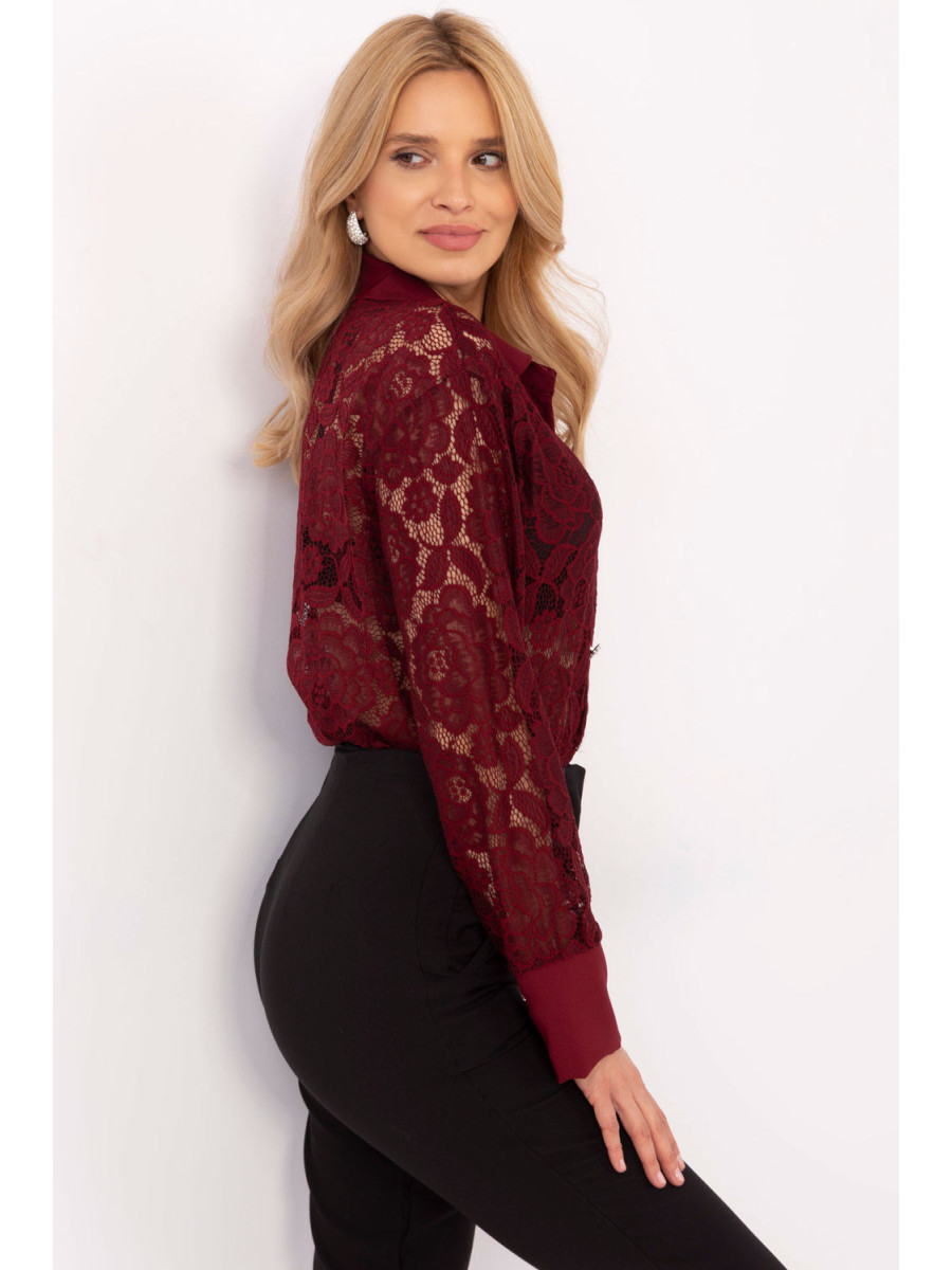 Chemise manche longue model 204971 Italy Moda