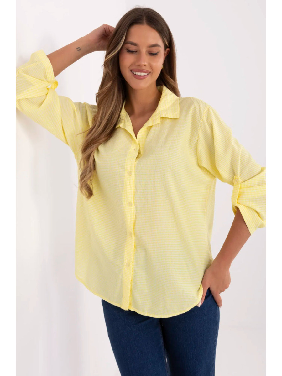 Chemise manche longue model 210005 Italy Moda