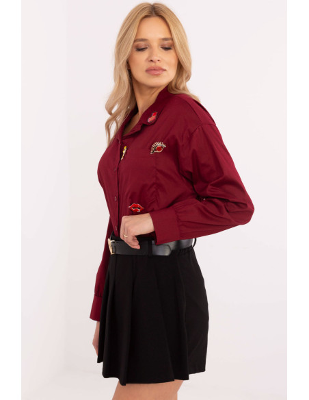 Chemise manche longue model 204357 Italy Moda