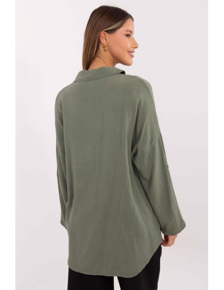 Chemise manche longue model 210009 Italy Moda