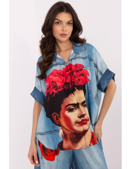 Chemise manche courte model 210032 Italy Moda