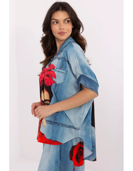 Chemise manche courte model 210032 Italy Moda