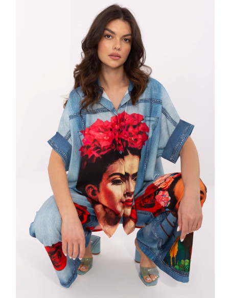 Chemise manche courte model 210032 Italy Moda