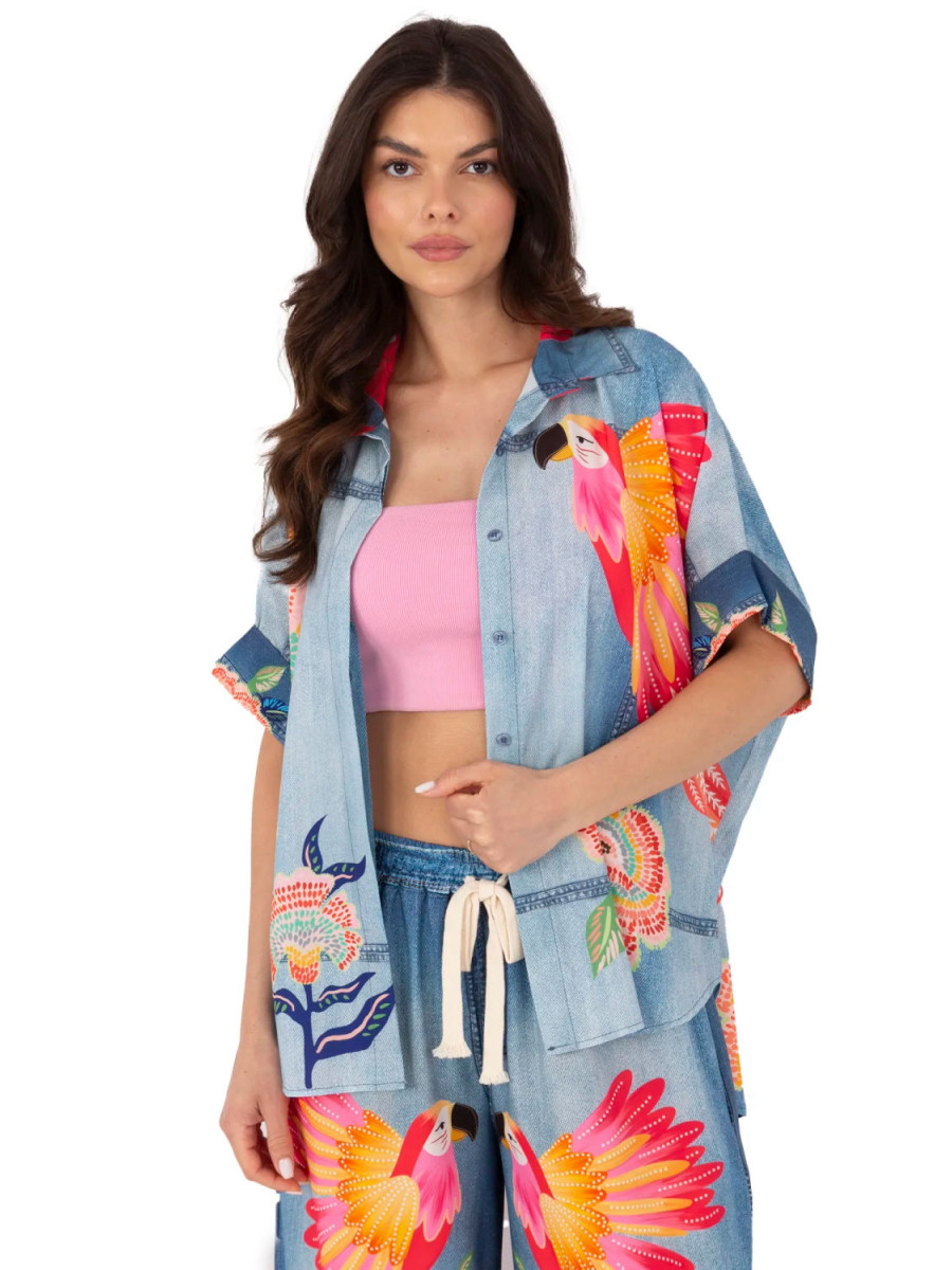 Chemise manche courte model 210033 Italy Moda
