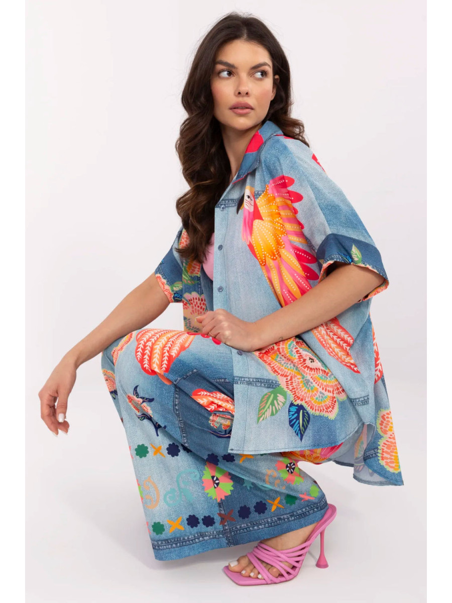 Chemise manche courte model 210033 Italy Moda