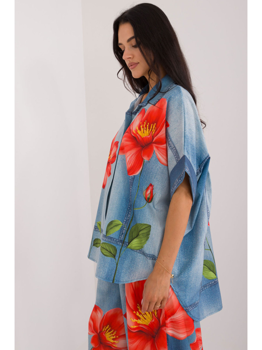 Chemise manche courte model 198386 Italy Moda