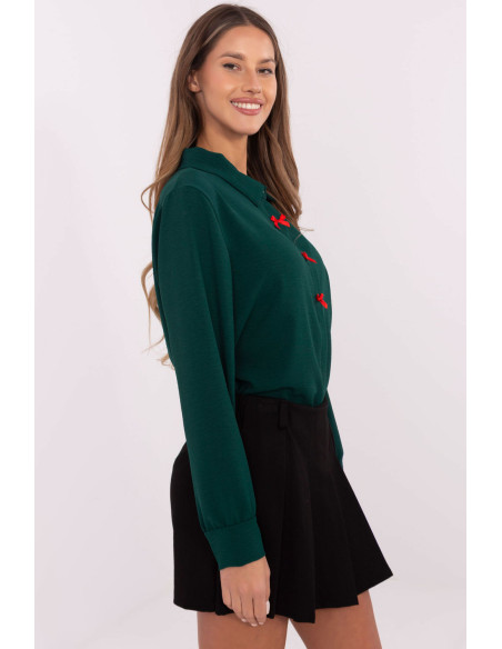 Chemise manche longue model 203946 Italy Moda