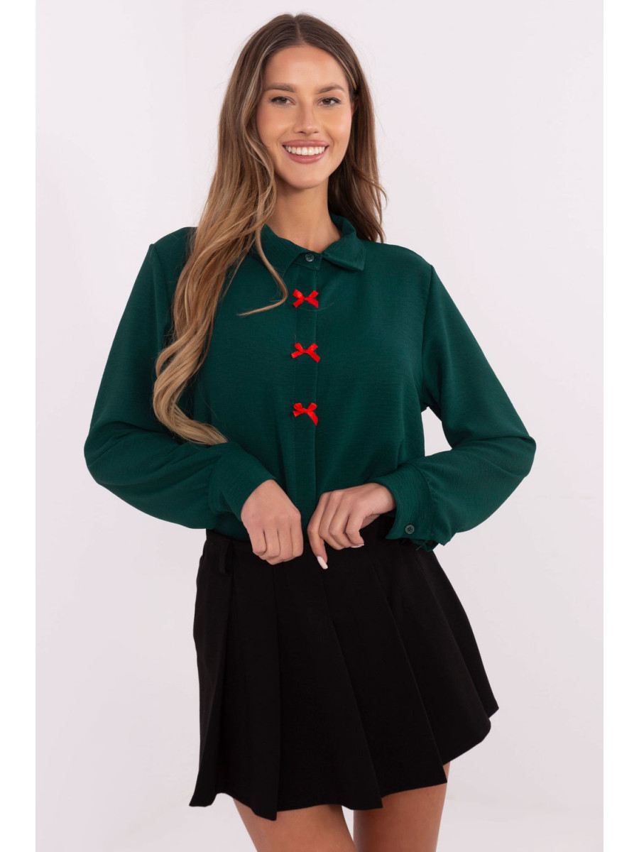 Chemise manche longue model 203946 Italy Moda