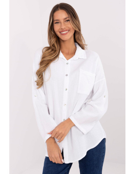 Chemise manche longue model 210013 Italy Moda