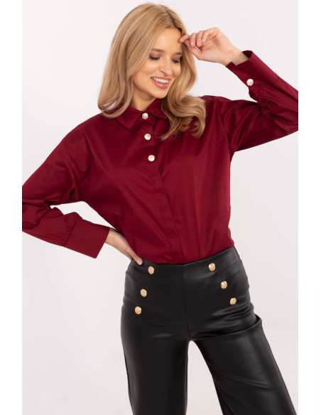 Chemise manche longue model 204366 Italy Moda