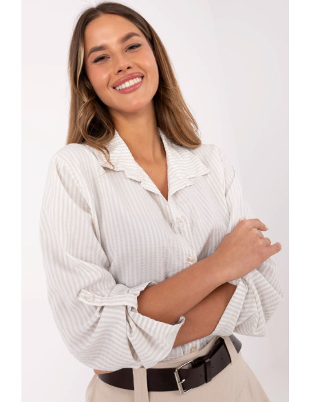 Chemise manche longue model 210016 Italy Moda