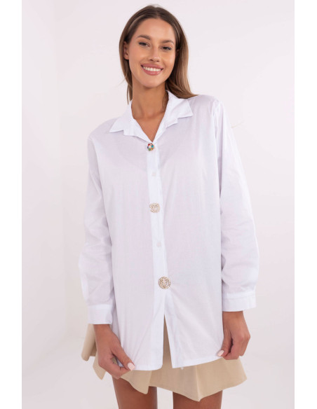 Chemise manche longue model 204395 Italy Moda