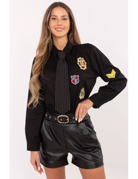 Chemise manche longue model 203949 Italy Moda