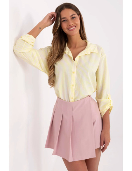 Chemise manche longue model 210018 Italy Moda