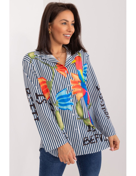 Chemise manche longue model 194187 Italy Moda