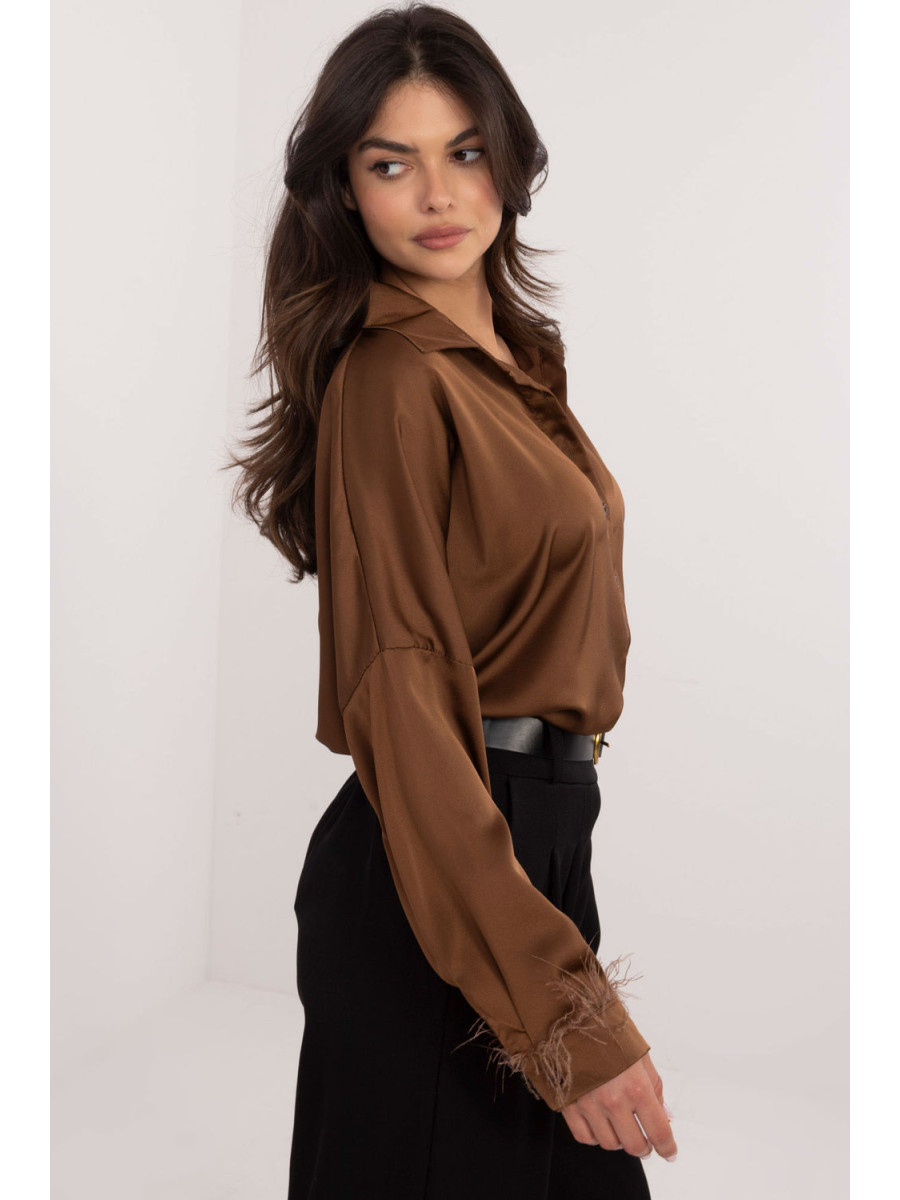 Chemise manche longue model 203104 Italy Moda