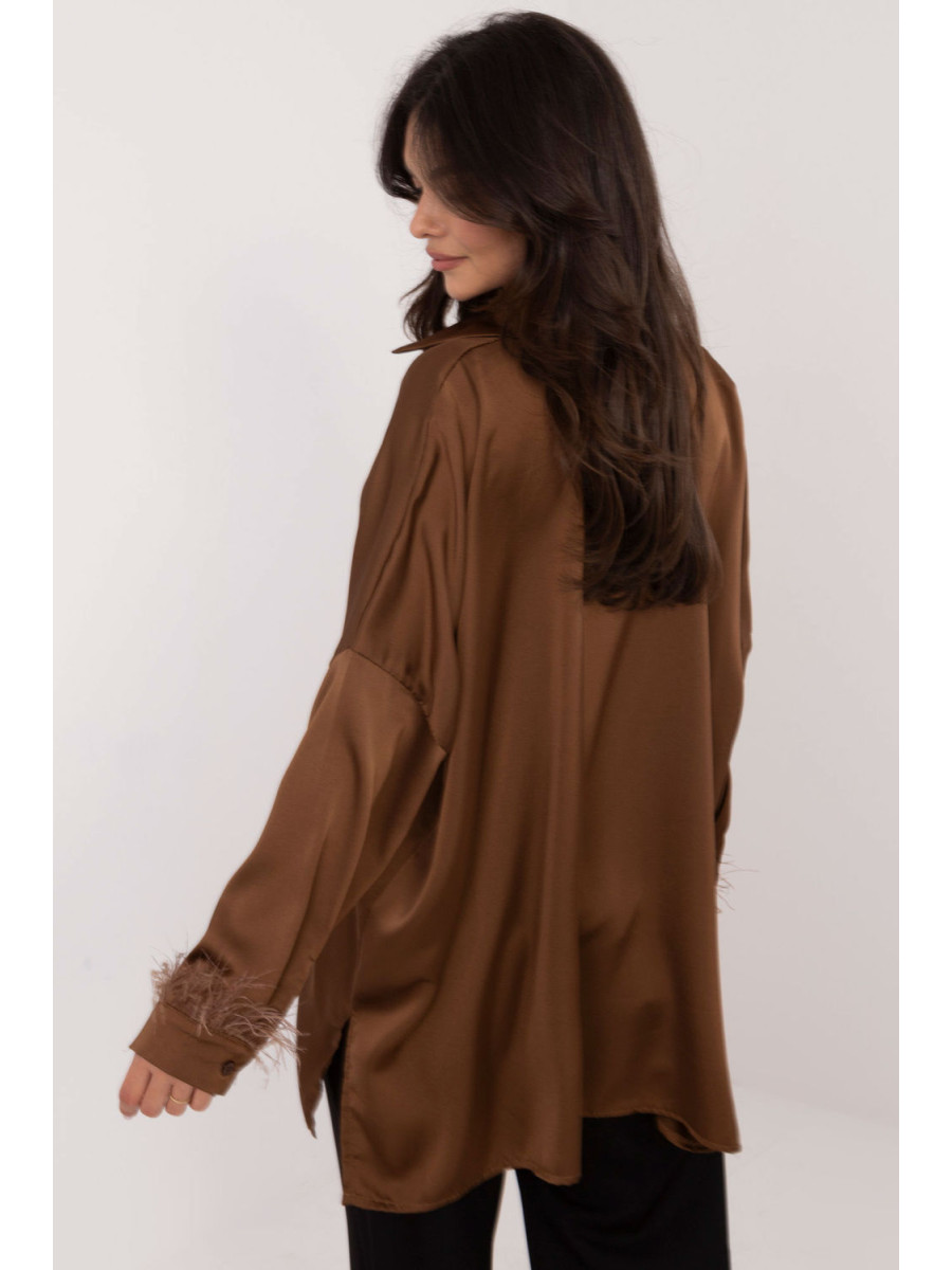Chemise manche longue model 203104 Italy Moda