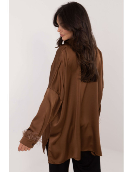 Chemise manche longue model 203104 Italy Moda