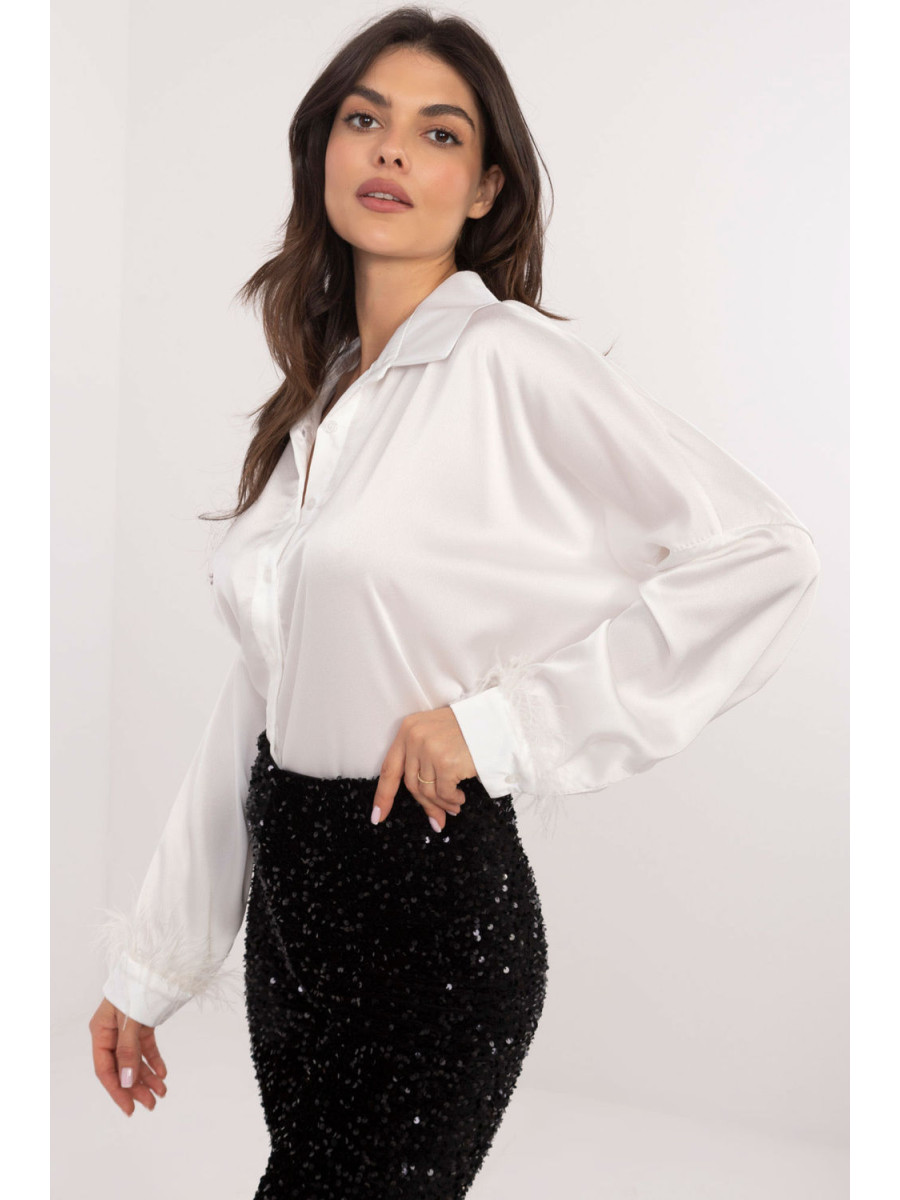 Chemise manche longue model 203107 Italy Moda