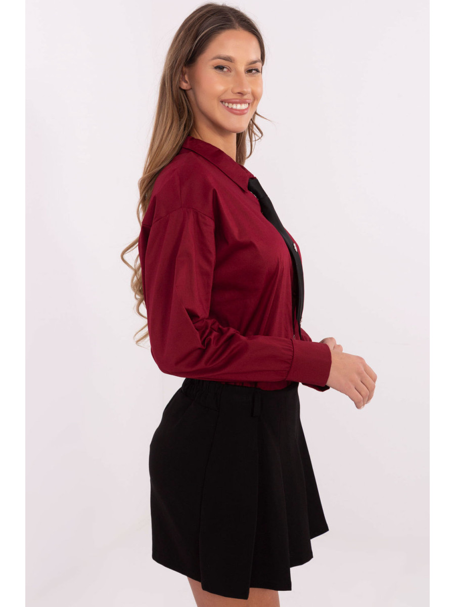 Chemise manche longue model 204398 Italy Moda