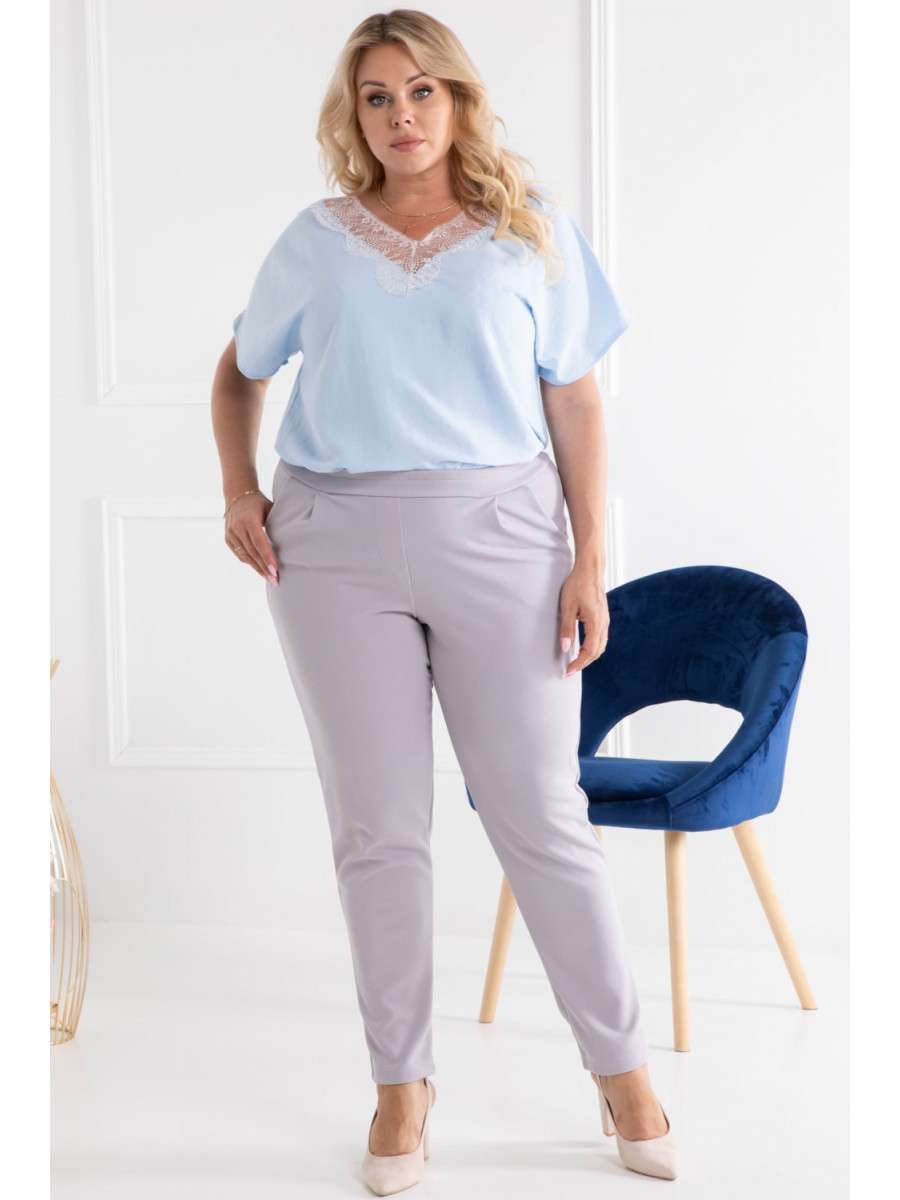 Pantalon taille plus model 169223 Karko