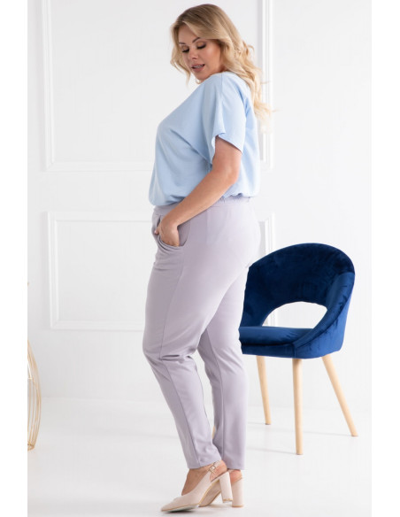 Pantalon taille plus model 169223 Karko
