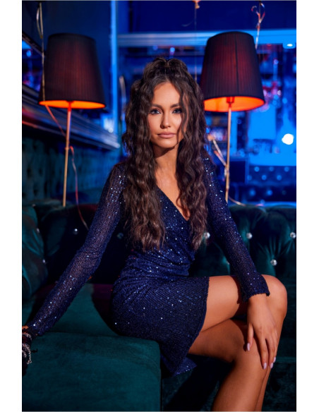 Robe courte model 188256 Roco Fashion